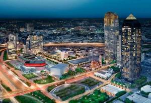 Plans for the Dallas Arts District