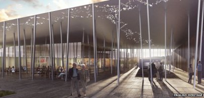 How the new cafe at Stonehenge will look